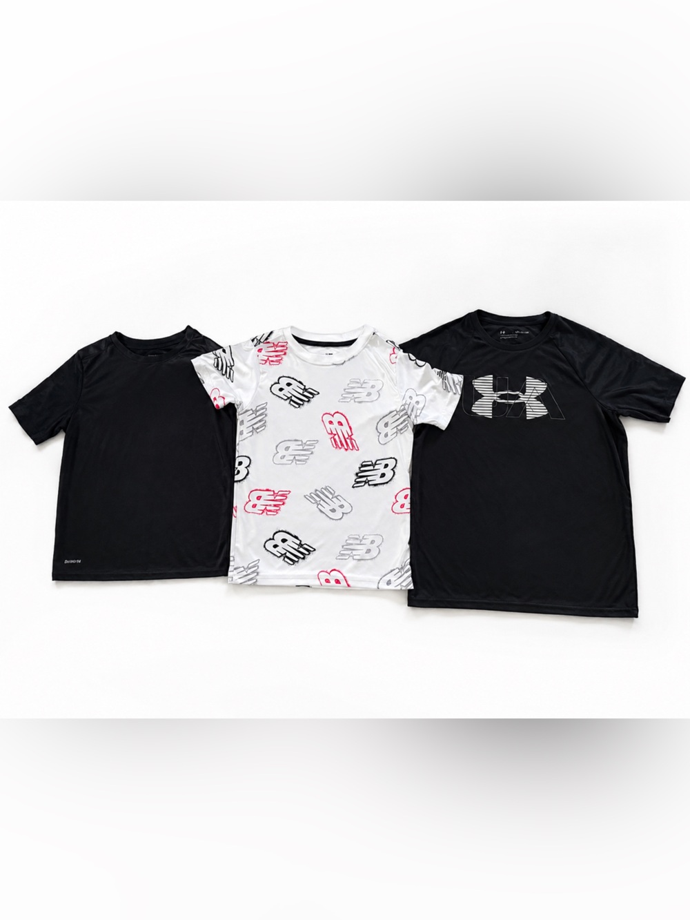 Boys Athletic Performance Shirt Bundle – Size Medium/8 + YM Under Armour